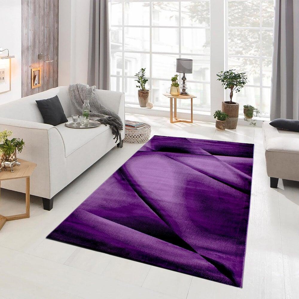 Flycarpets Torino Modern Vloerkleed - Paars