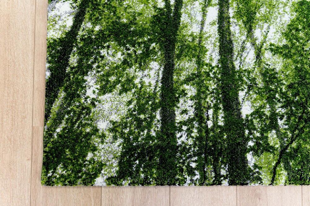 Flycarpets Vernazza Modern Groen Vloerkleed - Bomen