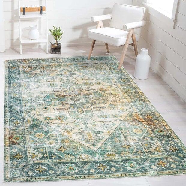 flycarpets Vintage vloerkleed - Burano Groen