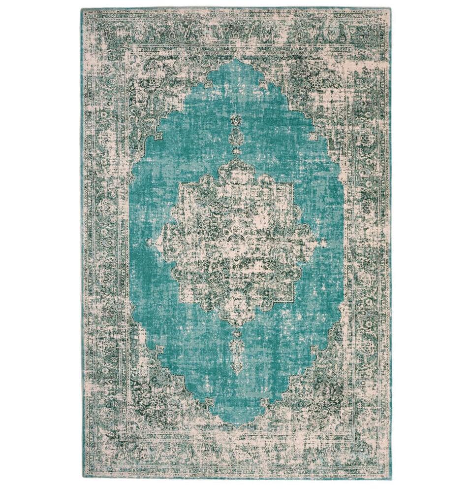 Flycarpets Vintage Vloerkleed - Burano Mint Groen