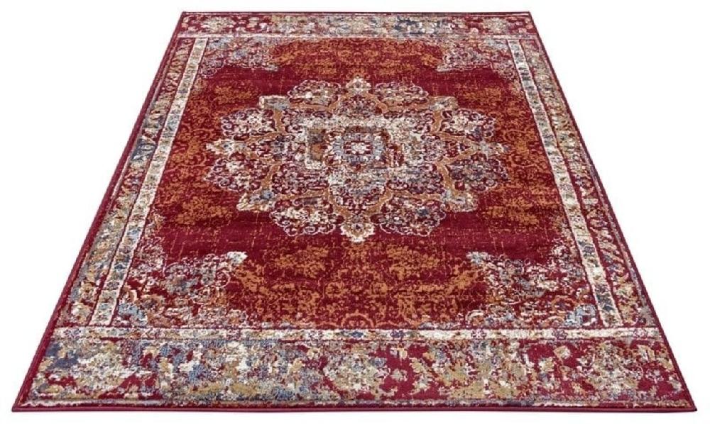 Flycarpets Vintage Vloerkleed - Maderno Rood / Multi
