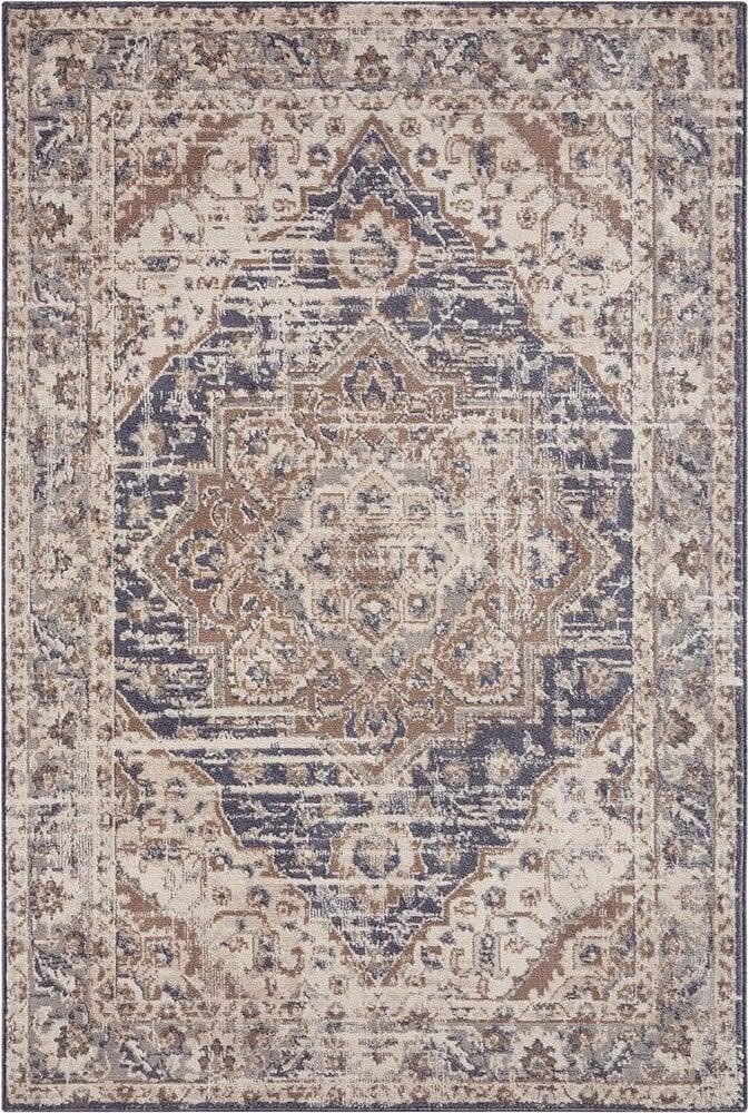 Flycarpets Vintage Vloerkleed - Sand Blauw/Crème