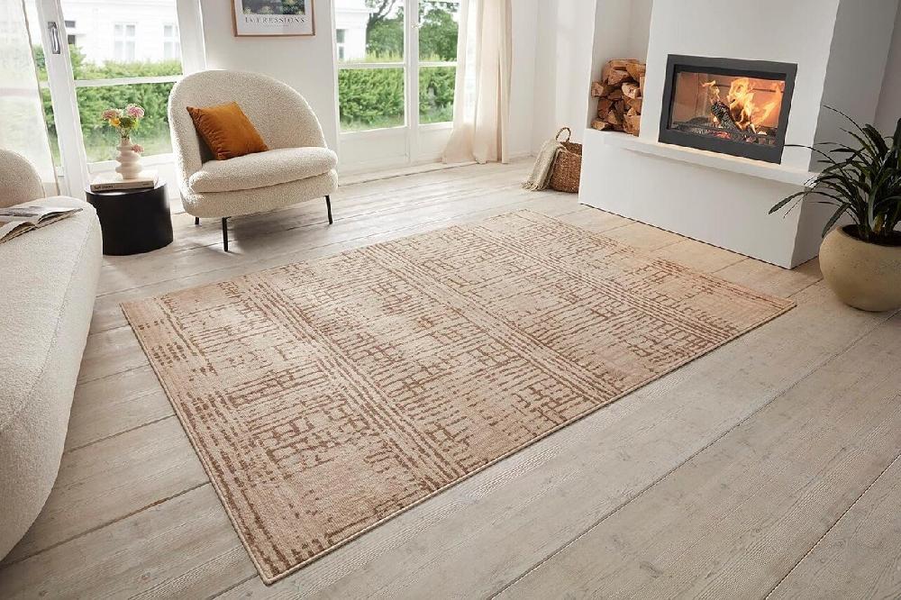 Flycarpets Vintage Vloerkleed - Sole Beige