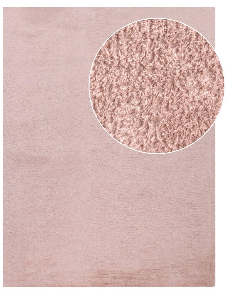 Flycarpets Wasbaar Fluffy Vloerkleed - Amalfi Roze