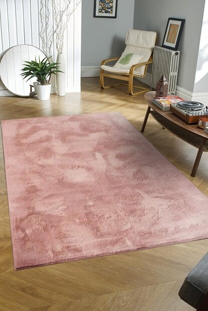 flycarpets Wasbaar fluffy vloerkleed - Amalfi Roze flycarpets Wasbaar fluffy vloerkleed - Amalfi Roze