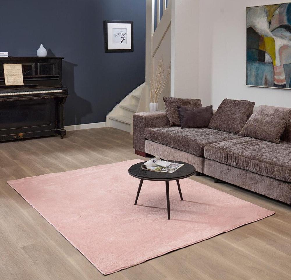 Flycarpets Wasbaar Vloerkleed - Malaga Roze
