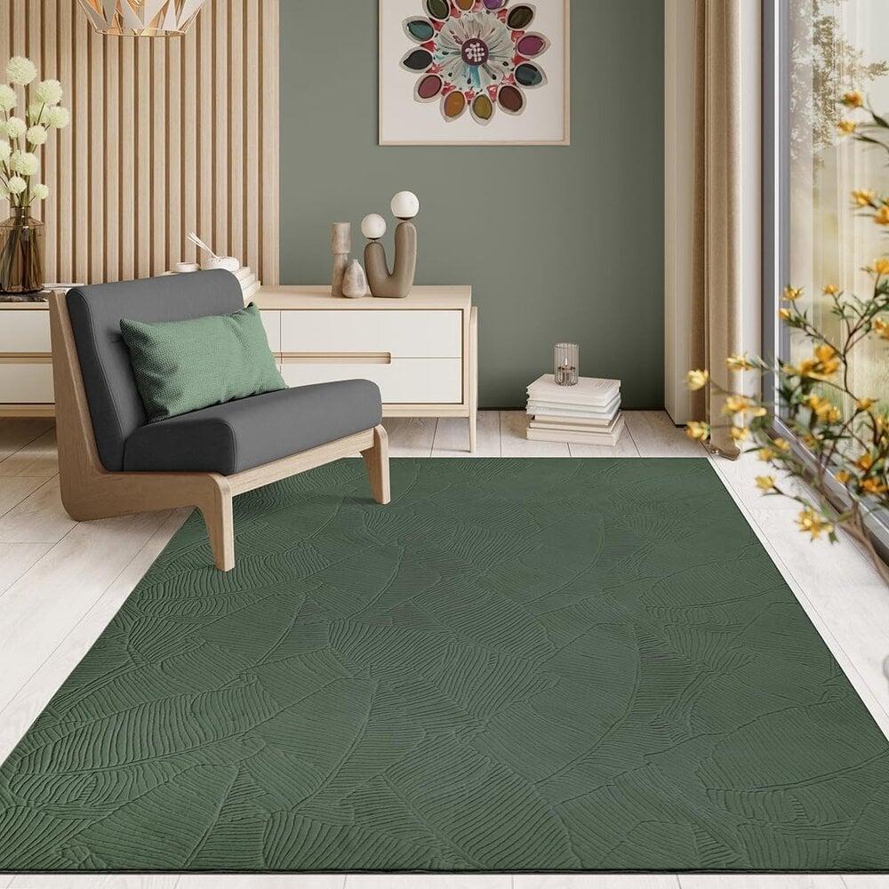Flycarpets Wasbaar Vloerkleed - Malta Groen