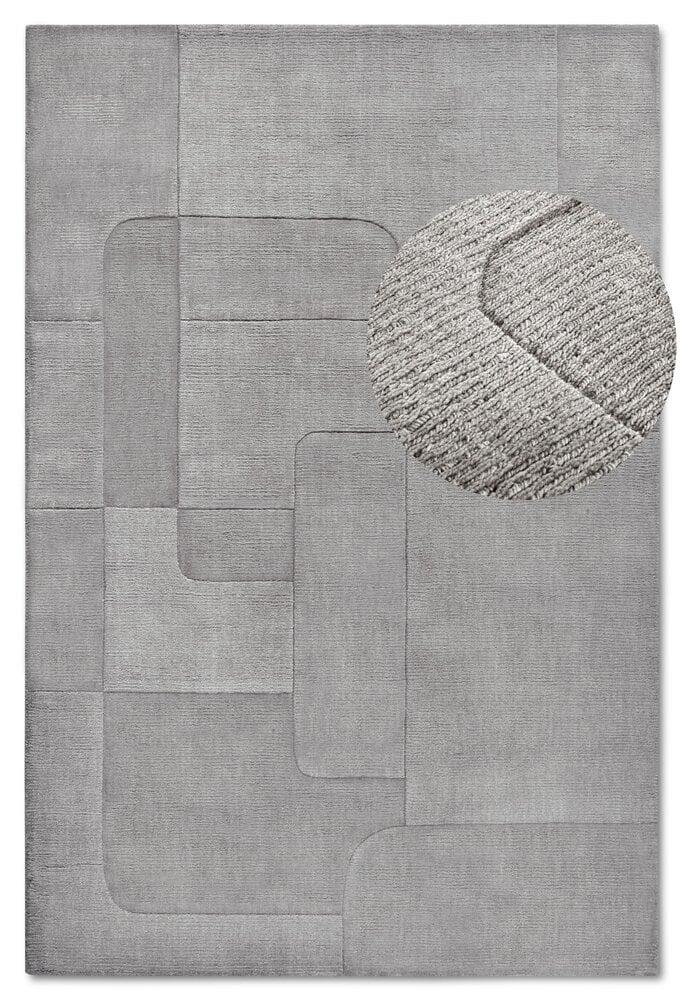 Flycarpets Wollen Vloerkleed - Charlotte Grijs