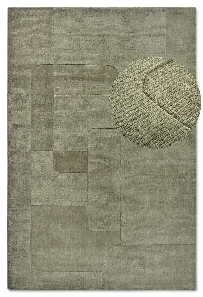 Flycarpets Wollen Vloerkleed - Charlotte Groen