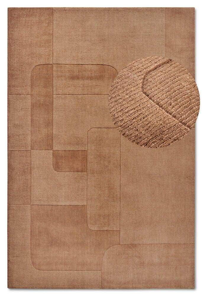 Flycarpets Wollen Vloerkleed - Charlotte Terracotta