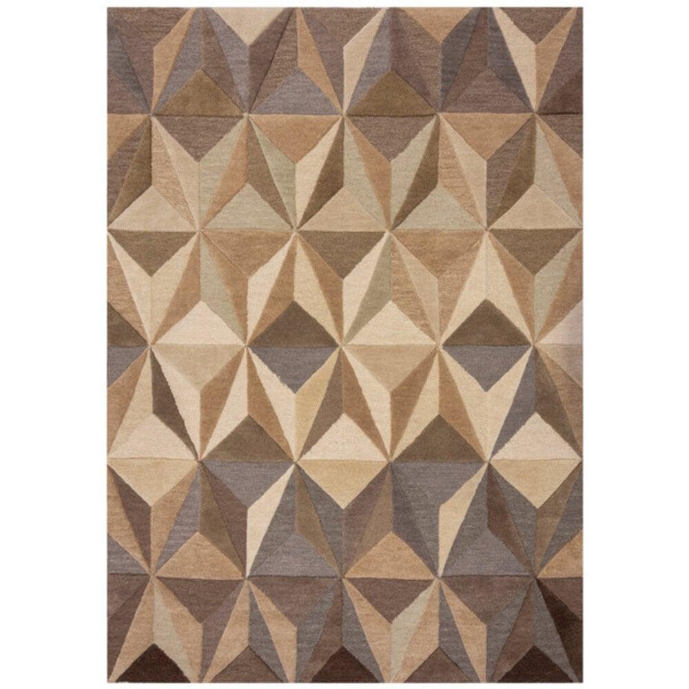 Flycarpets Wollen Vloerkleed - Reverie Beige/Grijs