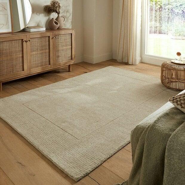 flycarpets Wollen vloerkleed - Tuscany Naturel / Beige