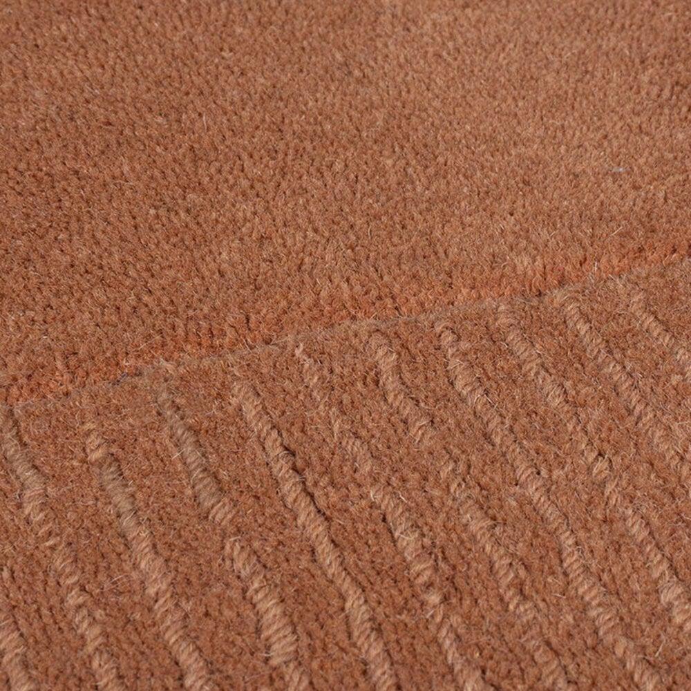 Flycarpets Wollen Vloerkleed - Tuscany Terracotta