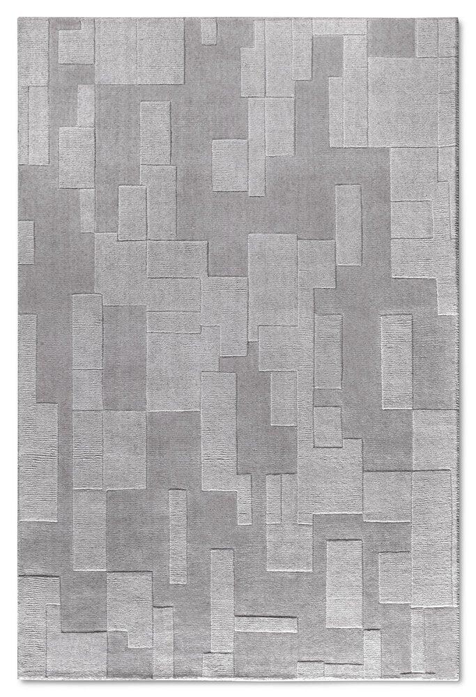 Flycarpets Wollen Vloerkleed - Wilhelmine Grijs