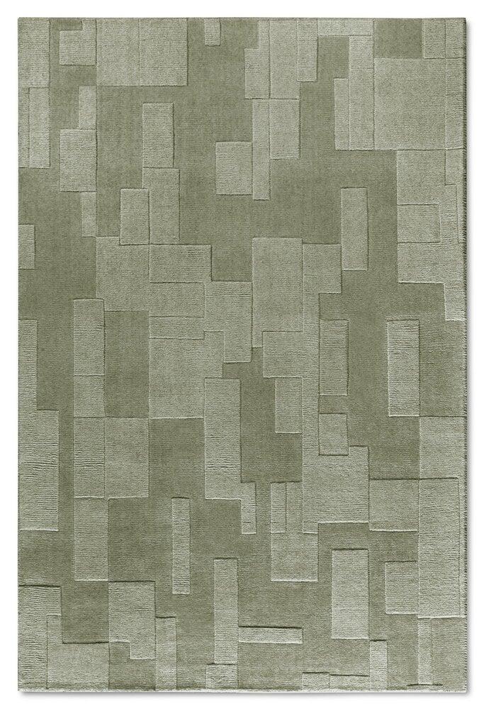 Flycarpets Wollen Vloerkleed - Wilhelmine Groen