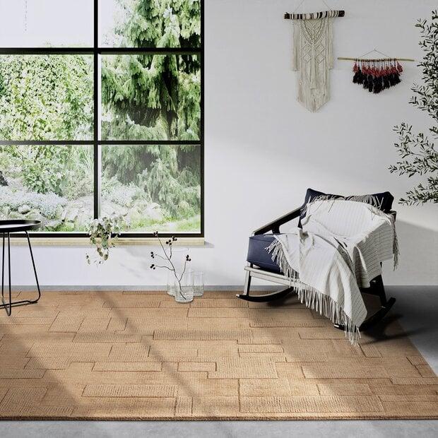 flycarpets Wollen vloerkleed - Wilhelmine Terracotta