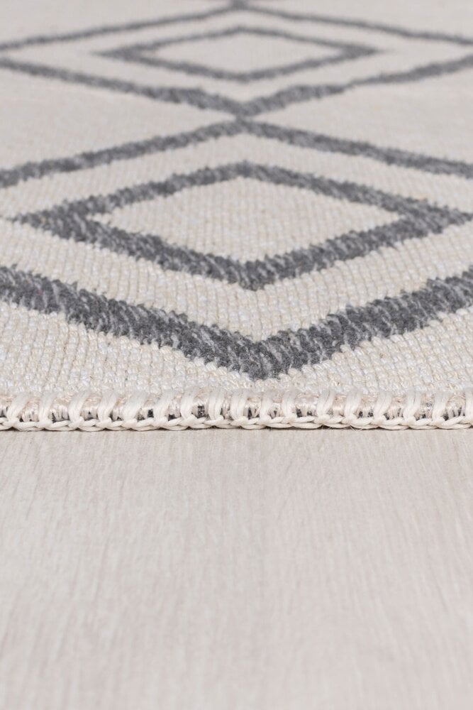 Flycarpets Geometrisch Vloerkleed - Edie Gerecycled Grijs