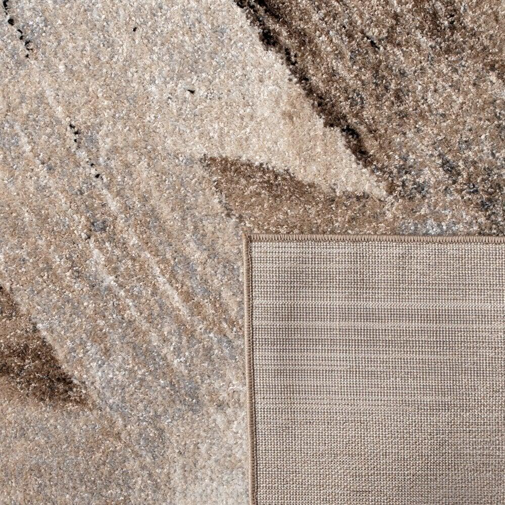 Flycarpets Grafisch Vloerkleed - Monira Beige/Taupe/Grijs