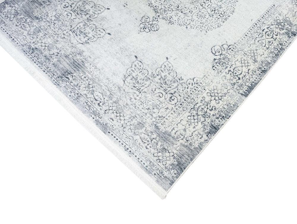 Flycarpets Hana Vintage Indoor & Outdoor Grijs Vloerkleed - Wasbaar