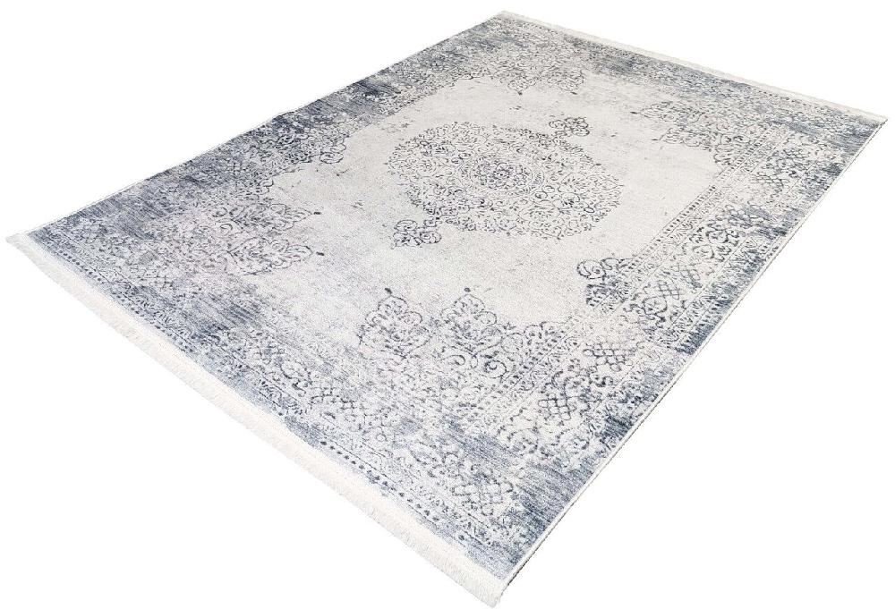 Flycarpets Hana Vintage Indoor & Outdoor Grijs Vloerkleed - Wasbaar