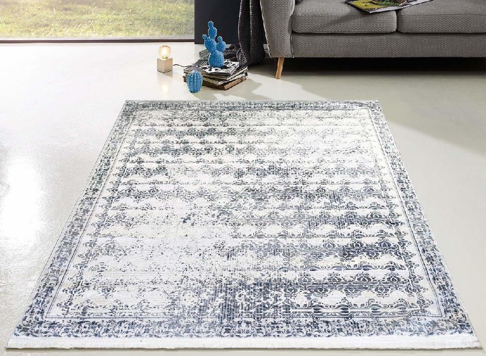 Flycarpets Hana Vintage Indoor & Outdoor Grijs Vloerkleed - Wasbaar
