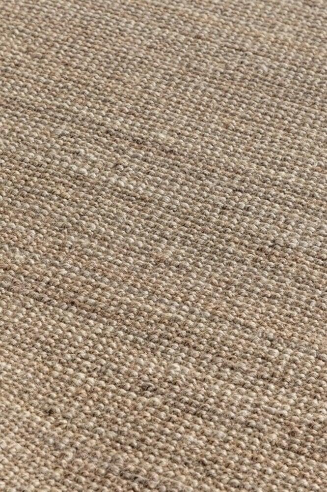 Flycarpets Handgeweven Jute Vloerkleed - Bouclé Jaipur Taupe