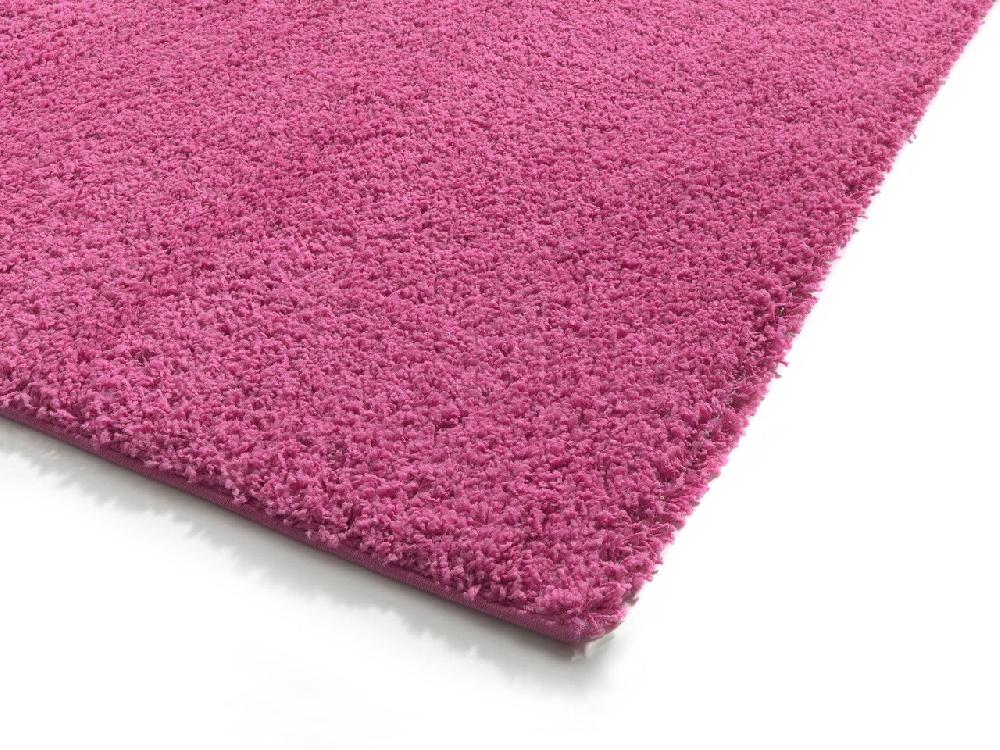 Flycarpets Hoogpolig Vloerkleed - Candy Shaggy Fuschia Roze