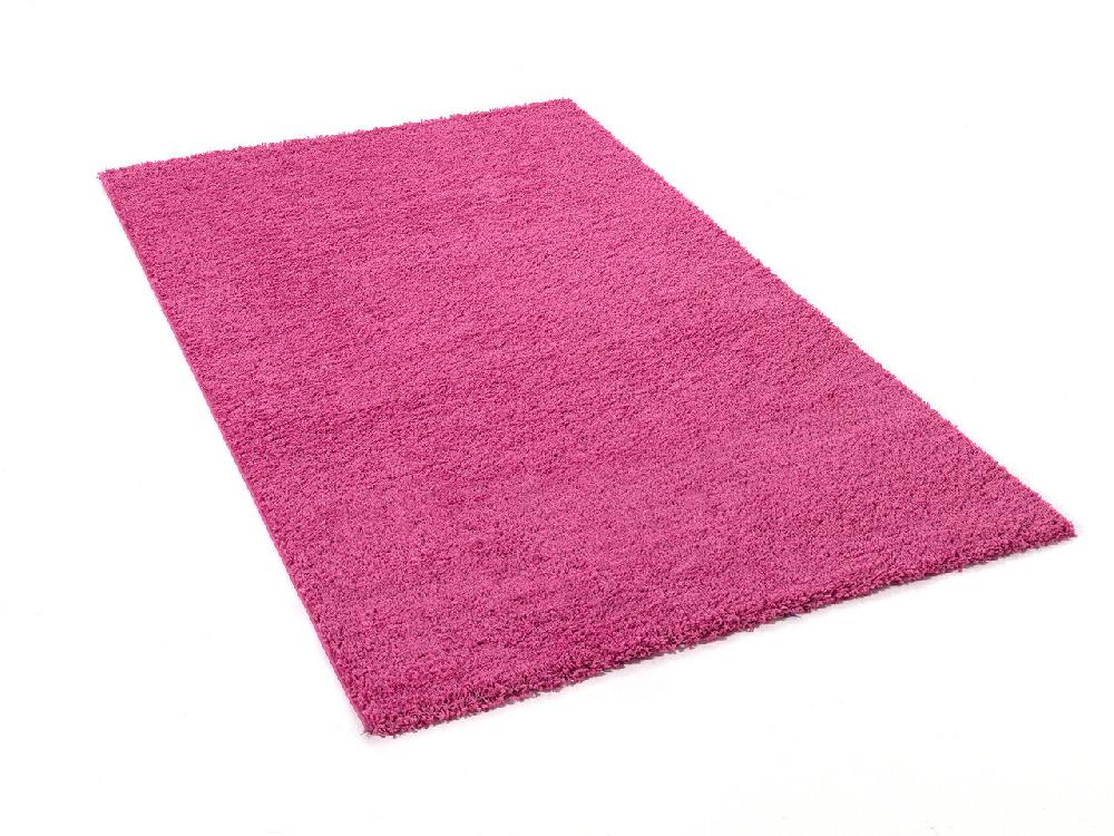 Flycarpets Hoogpolig Vloerkleed - Candy Shaggy Fuschia Roze