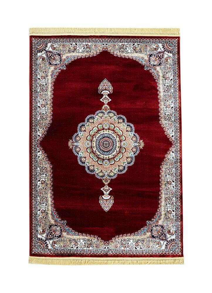 Flycarpets Isfahan Vloerkleed - Oosters Medaillon Klassiek - Rood