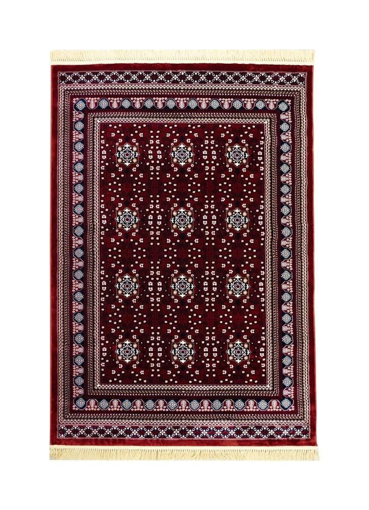 Flycarpets Isfahan Vloerkleed - Oosters Medaillon Klassiek - Rood
