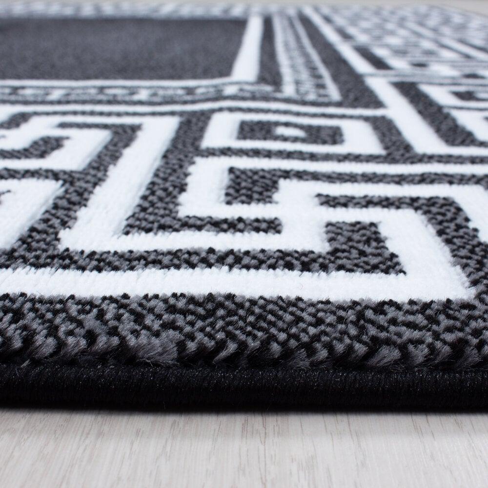 Flycarpets Jaden Modern Zwart / Wit Vloerkleed - Laagpolig