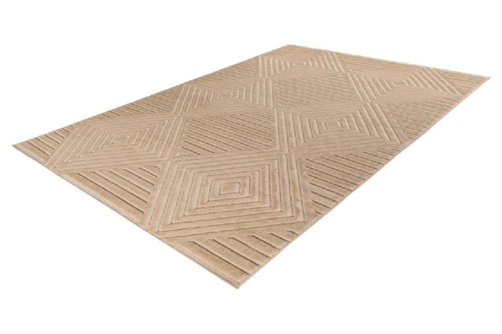 Flycarpets Justina Vloerkleed - Japandi Stijl Voor Binnen & Buiten Modern - Beige