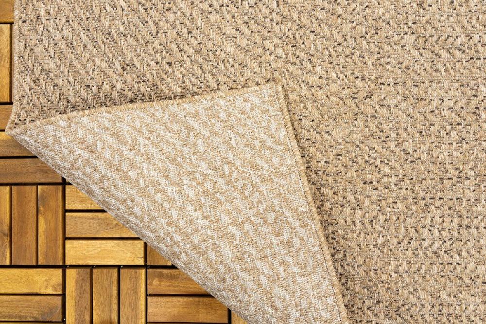 Flycarpets Jute Look Buitenkleed - Ceres Cirkel Naturel