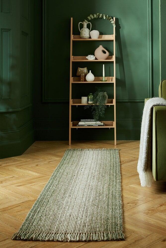 Flycarpets Jute Ombre Laagpolig Wol Mix Vloerkleed - Elegante Warmte & Stijl