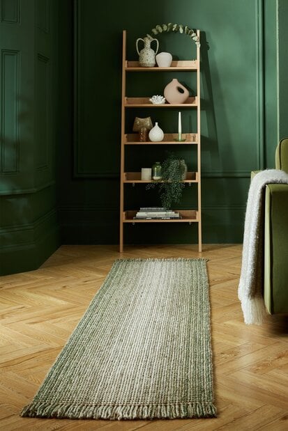 flycarpets Jute Ombre Laagpolig Wol Mix Vloerkleed - Elegante Warmte & Stijl