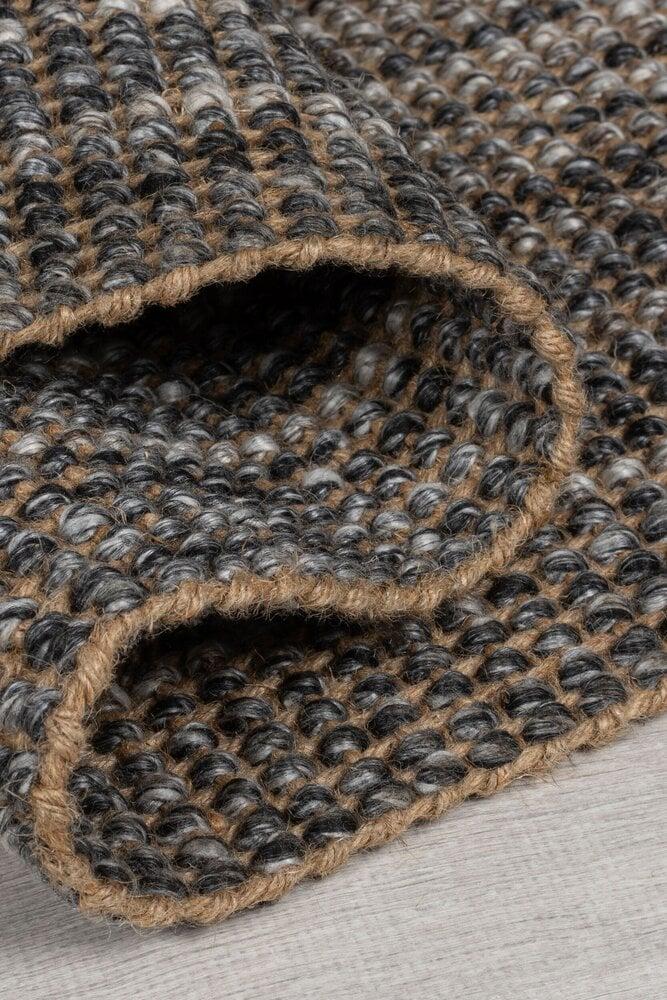 Flycarpets Jute Ombre Laagpolig Wol Mix Vloerkleed - Elegante Warmte & Stijl