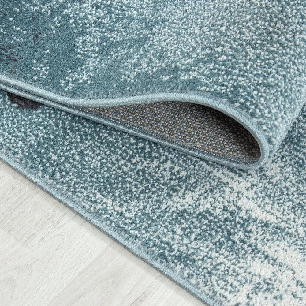 Flycarpets Kids Kinderkamer Rond Blauw Vloerkleed - Schildpad