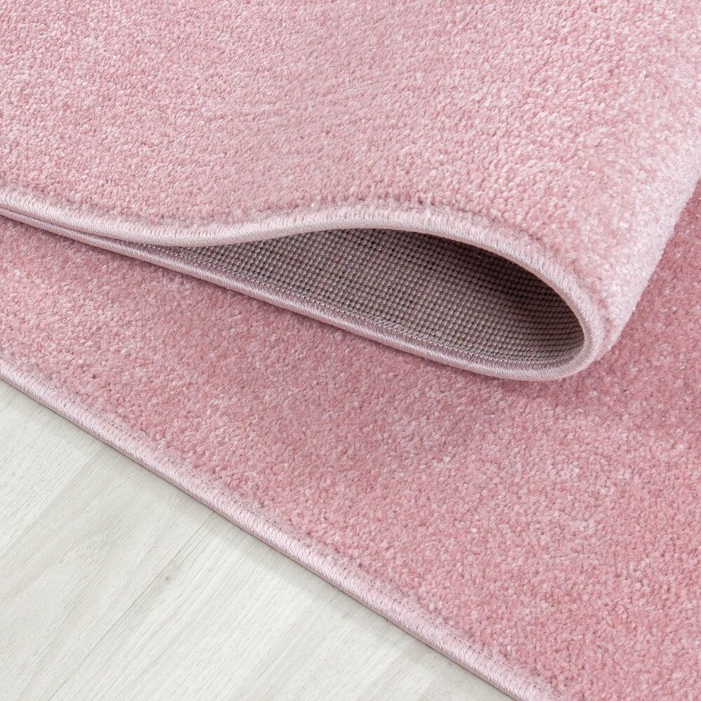 Flycarpets Kids Kinderkamer Rond Roze Vloerkleed - Ster