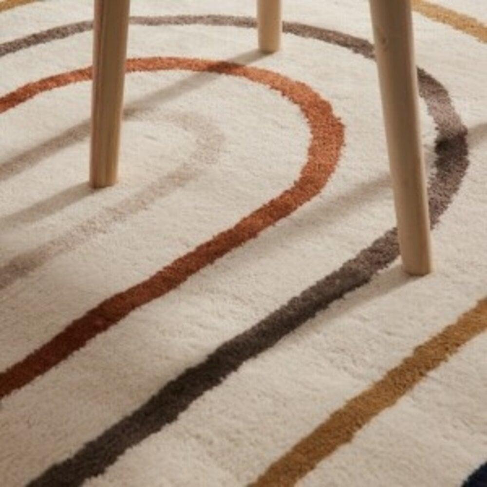 Flycarpets Kindervloerkleed - Adventures Japandi Crème/Kleurrijk