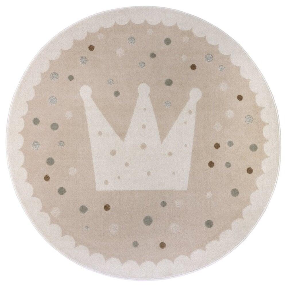 Flycarpets Kindervloerkleed - Adventures Kroon Beige/Crème