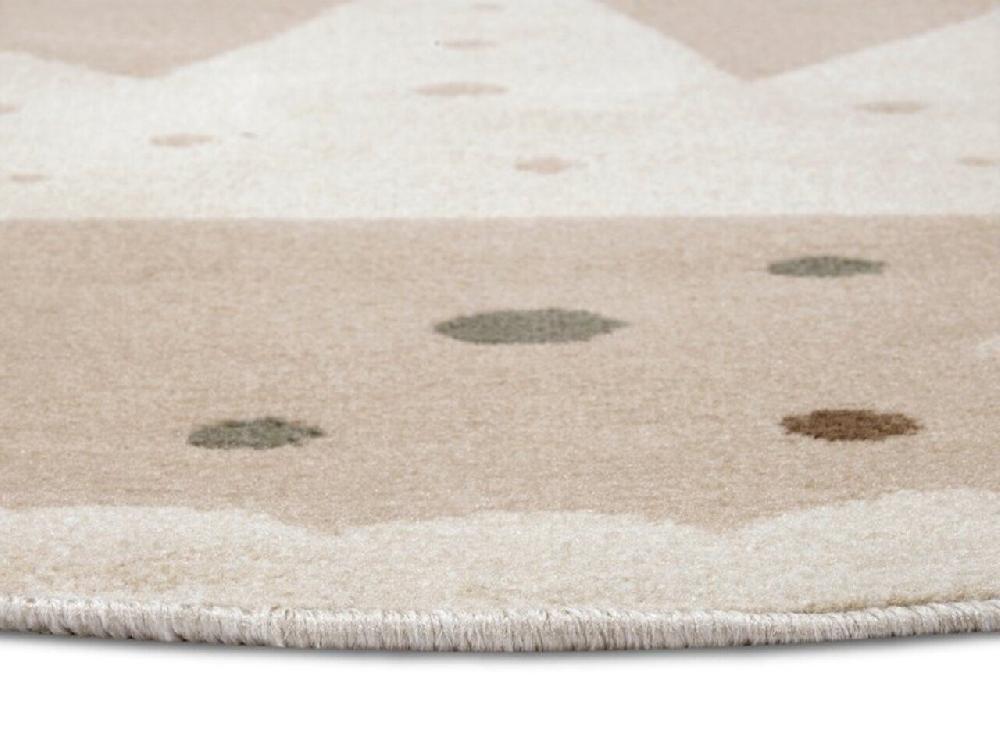 Flycarpets Kindervloerkleed - Adventures Kroon Beige/Crème