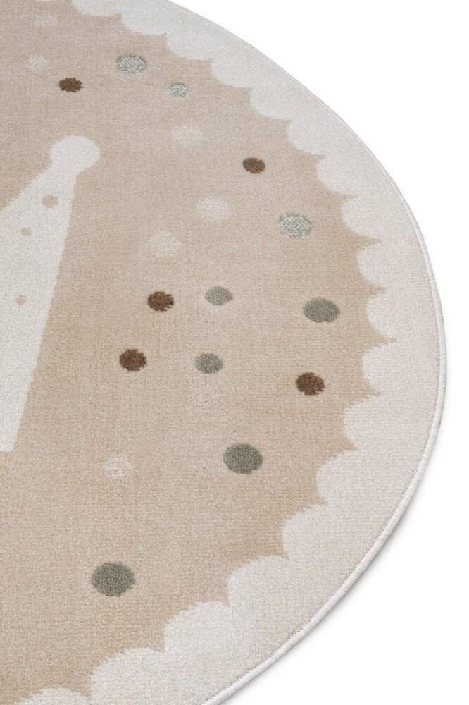Flycarpets Kindervloerkleed - Adventures Kroon Beige/Crème