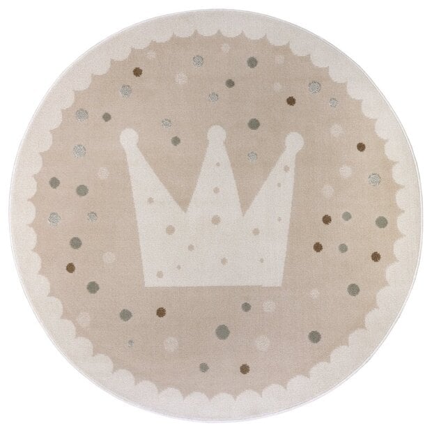 flycarpets Kindervloerkleed - Adventures Kroon Beige/Crème