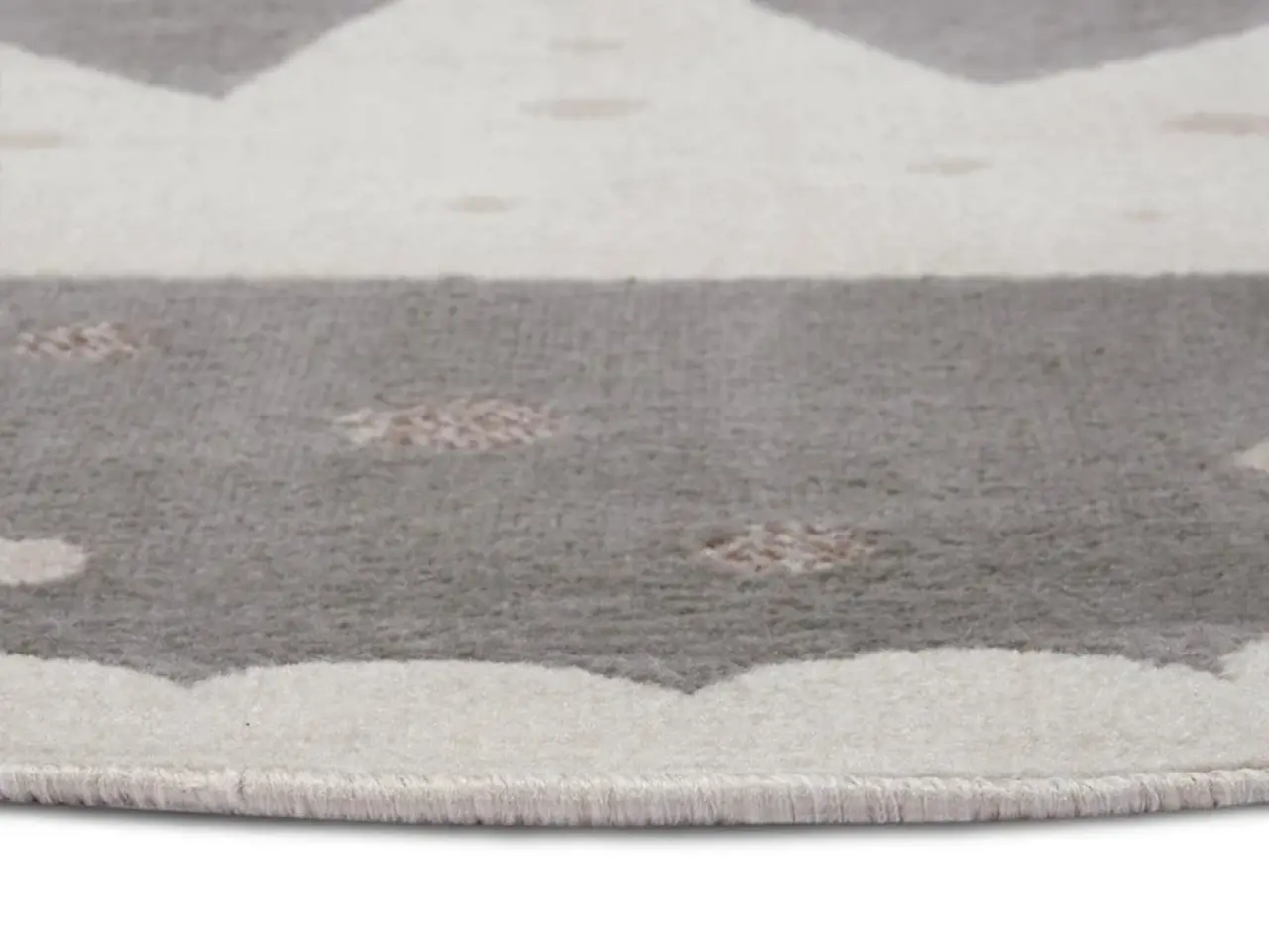 Flycarpets Kindervloerkleed - Adventures Kroon Grijs/Crème