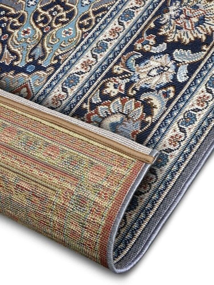 Flycarpets Klassiek Binnen- En Buitenkleed - Kadi Grijs/Blauw