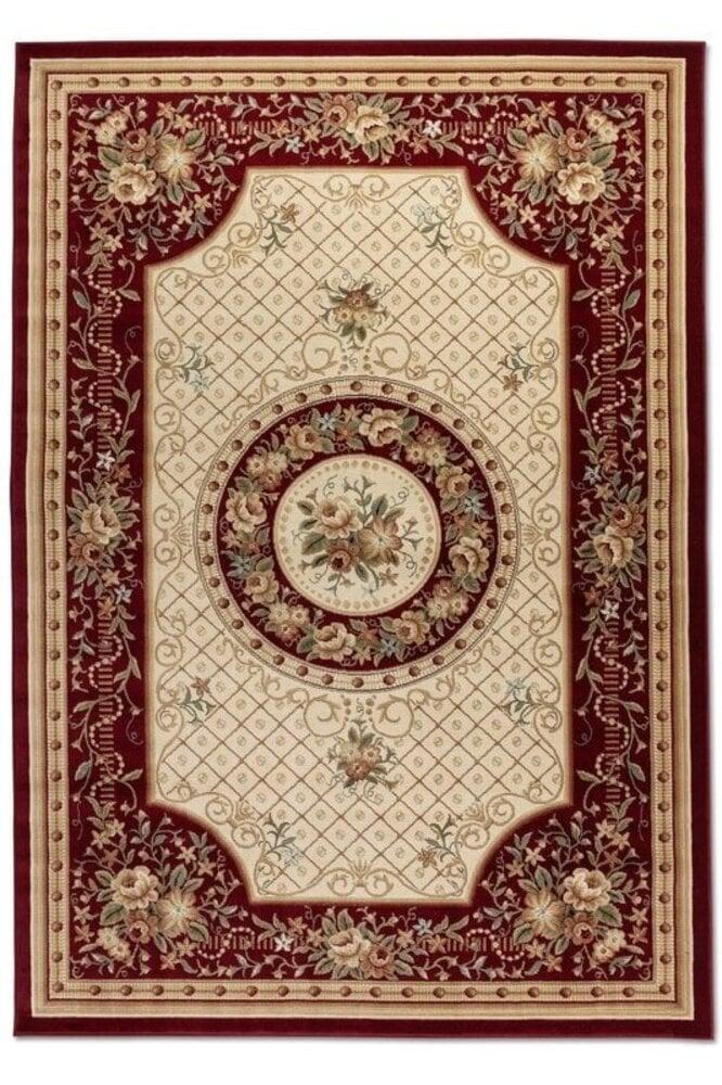 Flycarpets Klassiek Vloerkleed - Herat Adraskan Rood/Crème