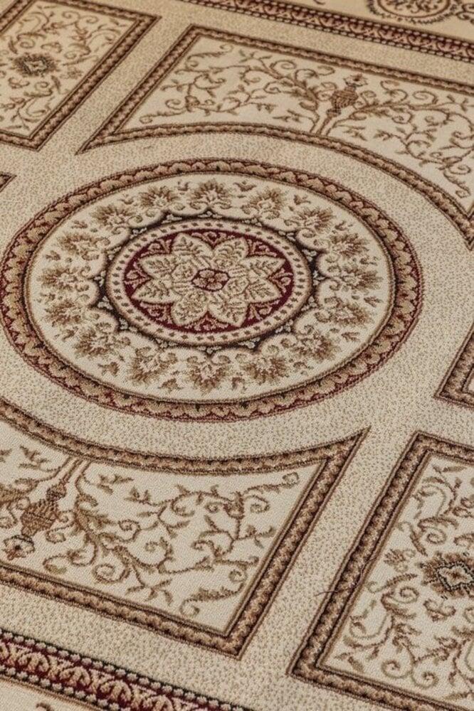 Flycarpets Klassiek Vloerkleed - Herat Guzara Crème/Bruin