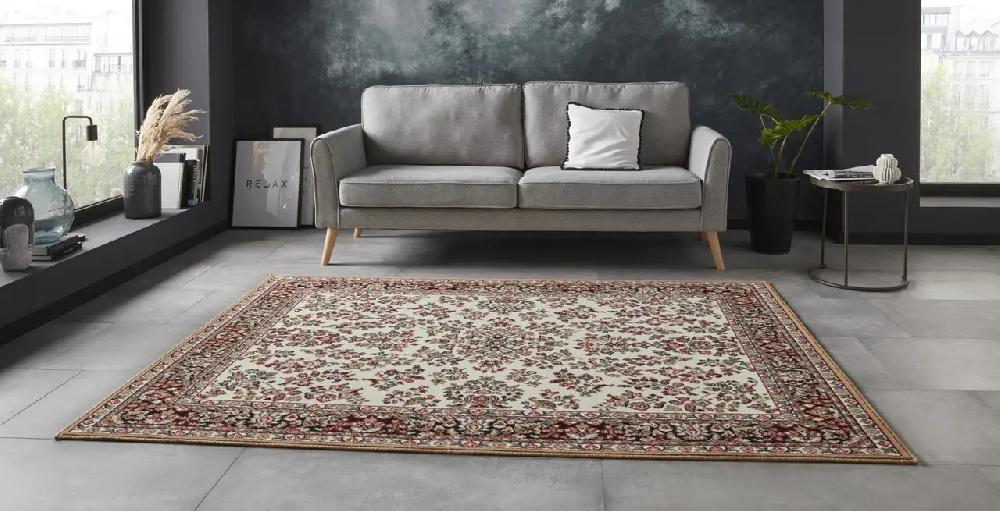 Flycarpets Klassiek Vloerkleed - Oriental Beige/Crème