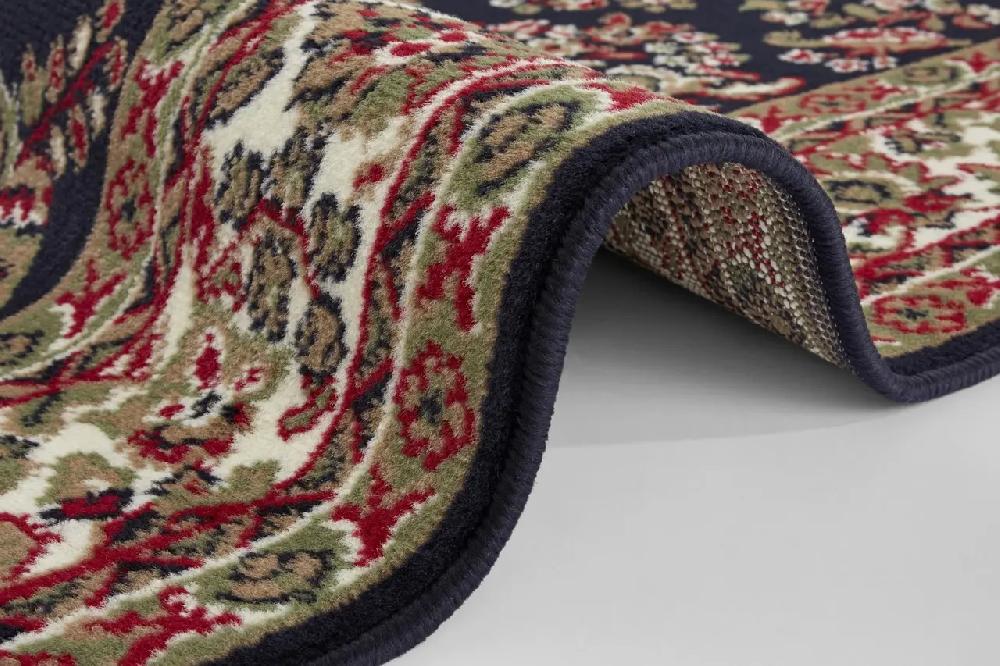 Flycarpets Klassiek Vloerkleed - Oriental Donkerblauw