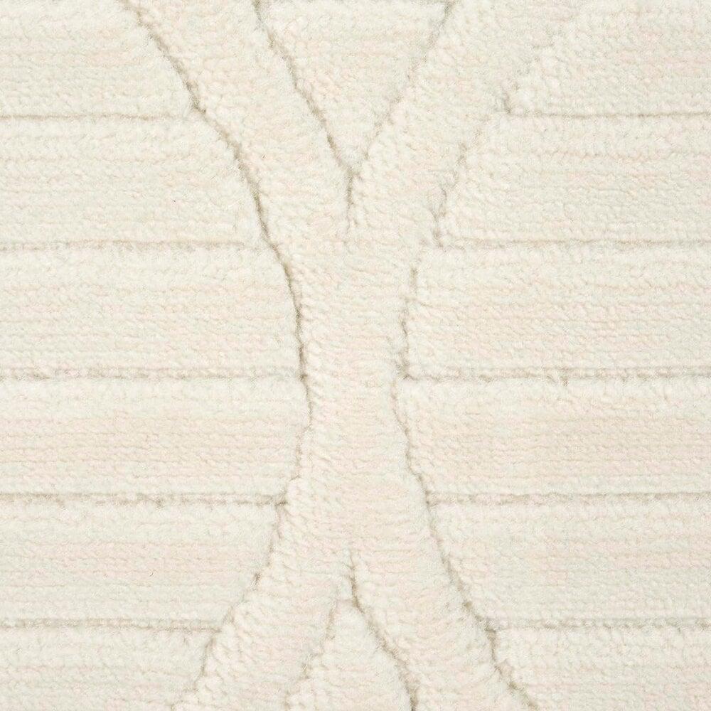 Flycarpets Laagpolig Vloerkleed Delia - Barok Design - Creme